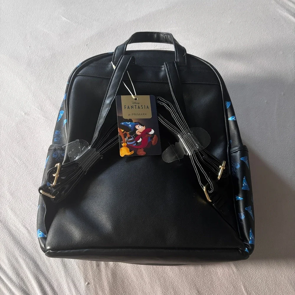 Disney Fantasia Sorcerer Mickey Mouse Mini Backpack Primark Black NWT